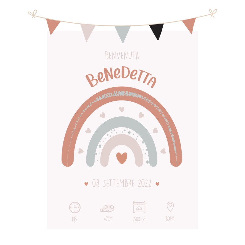 Benedetta's Birth Poster